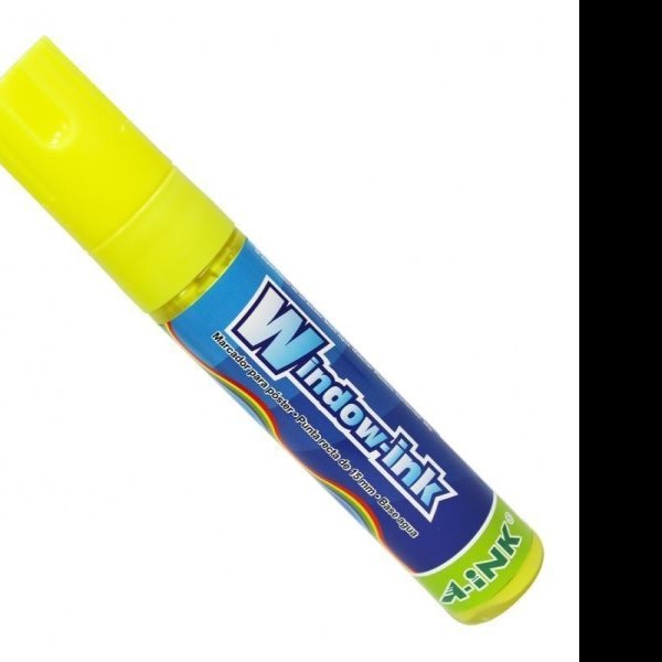 MARCADOR PVIDRIO EX. GRUESO WINDOW-INK AMAR.FLUOR.12360